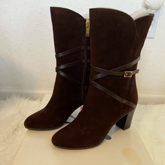 Isaac Mizrahi Shoes - Isaac Mizrahi Suede High Heels Boots